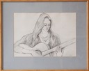 Guitar  Pencil on paper   £100  41cm x 29cm