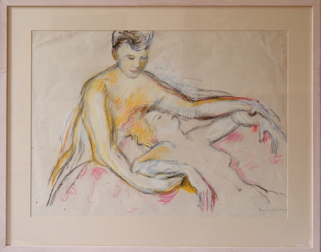 Venus Working    Drawings 2   £500 Conte and Chalk on paper 